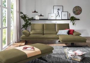 W.SCHILLIG Ecksofa "broadway, Designsofa mit tollem Sitzkomfort", Sitztiefenverstellung, Kopfteil- & Seitenteilverstellung, Breite 291cm