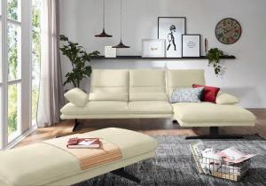 W.SCHILLIG Ecksofa "broadway, Designsofa mit tollem Sitzkomfort", Sitztiefenverstellung, Kopfteil- & Seitenteilverstellung, Breite 291cm