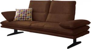 W.SCHILLIG 2,5-Sitzer "broadway, Designsofa mit tollem Sitzkomfort", Sitztiefenverstellung, Kopfteil- & Seitenteilverstellung, Breite 216cm