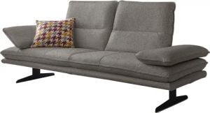 W.SCHILLIG 2,5-Sitzer "broadway, Designsofa mit tollem Sitzkomfort", Sitztiefenverstellung, Kopfteil- & Seitenteilverstellung, Breite 216cm