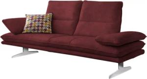 W.SCHILLIG 2-Sitzer "broadway, Designsofa mit tollem Sitzkomfort", Sitztiefenverstellung, Kopfteil- & Seitenteilverstellung, Breite 216cm