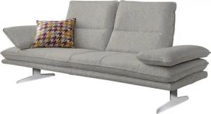 W.SCHILLIG 2-Sitzer "broadway, Designsofa mit tollem Sitzkomfort", Sitztiefenverstellung, Kopfteil- & Seitenteilverstellung, Breite 216cm