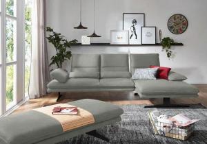 W.SCHILLIG Ecksofa "broadway, Designsofa mit tollem Sitzkomfort", Sitztiefenverstellung, Kopfteil- & Seitenteilverstellung, Breite 291cm