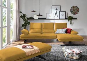 W.SCHILLIG Ecksofa "broadway, Designsofa mit tollem Sitzkomfort", Sitztiefenverstellung, Kopfteil- & Seitenteilverstellung, Breite 291cm