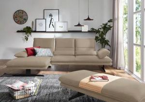 W.SCHILLIG Ecksofa "broadway, Designsofa mit tollem Sitzkomfort", Sitztiefenverstellung, Kopfteil- & Seitenteilverstellung, Breite 291cm