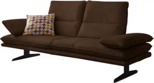 W.SCHILLIG 2,5-Sitzer "broadway, Designsofa mit tollem Sitzkomfort", Sitztiefenverstellung, Kopfteil- & Seitenteilverstellung, Breite 216cm