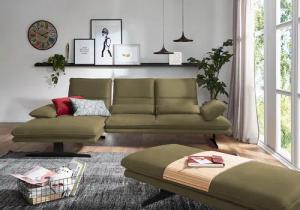W.SCHILLIG Ecksofa "broadway, Designsofa mit tollem Sitzkomfort", Sitztiefenverstellung, Kopfteil- & Seitenteilverstellung, Breite 291cm