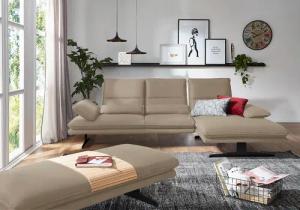 W.SCHILLIG Ecksofa "broadway, Designsofa mit tollem Sitzkomfort", Sitztiefenverstellung, Kopfteil- & Seitenteilverstellung, Breite 291cm