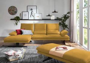W.SCHILLIG Ecksofa "broadway, Designsofa mit tollem Sitzkomfort", Sitztiefenverstellung, Kopfteil- & Seitenteilverstellung, Breite 291cm