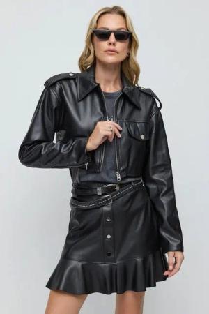 No Matter What Winterjacke Kunstlederjacke