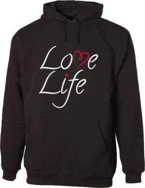 G-graphics Hoodie Love Life Unisex mit trendigem Frontprint mit Spruch