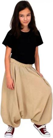 KUNST UND MAGIE Haremshose/Jodhpur-Hose Kinder Haremshose Aladin Hose Hippie Kids Pluderhose Boho Kinderhose