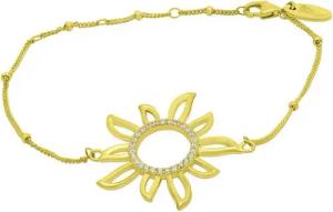 Schmuck-Elfe Silberarmband Sol Sunshine, 925 Silber vergoldet