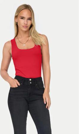 ONLY Top Lea 15278090 Rot Regular Fit