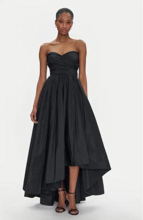 PINKO Abendkleid 104937 Y3LE Schwarz Regular Fit