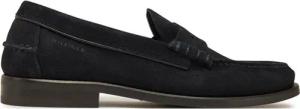 Tommy Hilfiger Mokassins Classic Hilfiger Suede Loafer FM0FM05363 Dunkelblau