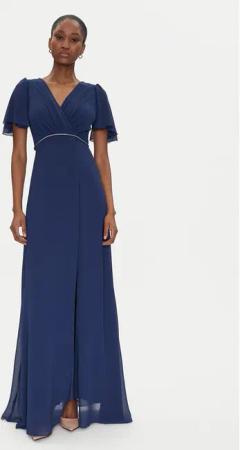 Rinascimento Abendkleid CFC0122466003 Dunkelblau Regular Fit