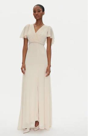 Rinascimento Abendkleid CFC0122466003 Beige Regular Fit