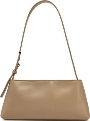 Calvin Klein Handtasche Embossed Logo Shoulder Bag K60K612550 Beige
