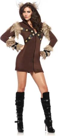 Leg Avenue Kostüm Wikinger, Neckisches Outfit für kalte Tage