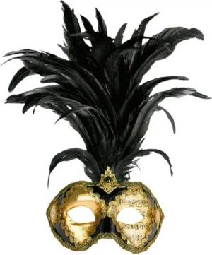 Maskworld Verkleidungsmaske Galetto Colombina musica