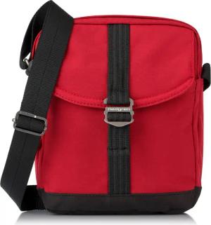 Hedgren Great American Heritage QUEST Vertical Crossover 10" RFID Salsa Red