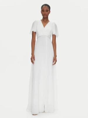 Rinascimento Abendkleid CFC0122466003 Weiß Regular Fit
