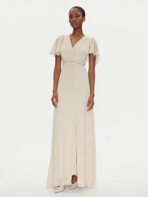 Rinascimento Abendkleid CFC0122466003 Beige Regular Fit
