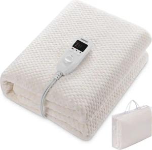 Heizdecke Wärmeunterbett Creme 150x80cm Abschaltautomatik