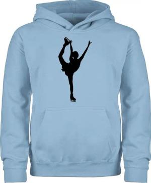 Shirtracer Hoodie Eiskunstläuferin Einzellaufen Kinder Sport Kleidung