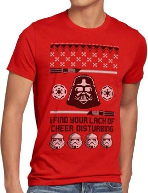 style3 T-Shirt Lichtschwert Ugly Sweater star vader sith wars pulli weihnachtsbaum