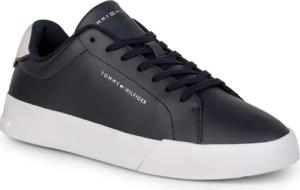 Tommy Hilfiger Herren Sneaker blau Glattleder