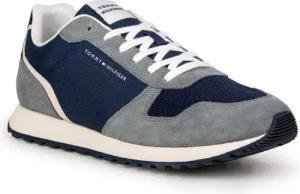 Tommy Hilfiger Herren Sneaker blau Glattleder