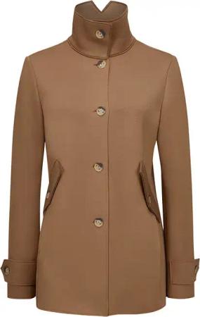 MILESTONE Damen Jacke Addison beige Mikrofaser,Viskose
