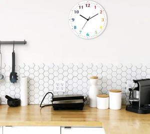 Artland Wanduhr "Trendfarben", wahlweise mit Quarz- oder Funkuhrwerk, lautlos ohne Tickgeräusche