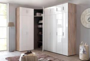 Wimex Drehtürenschrank "Malta", mit Hochglanz-Front