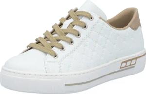 Rieker Plateausneaker, harmonischen Kontrastdetails, Freizeitschuh, Halbschuh, Schnürschuh