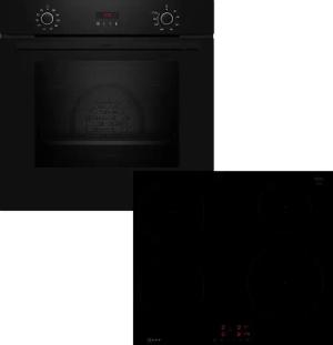 NEFF Backofen-Set "B2CCG6AK3", mit Teleskopauszug nachrüstbar, Pyrolyse-Selbstreinigung, mit 7 verschiedenen Beheizungsarten