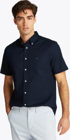 Tommy Hilfiger Kurzarmhemd "FLEX POPLIN SOLID S/S SHIRT"