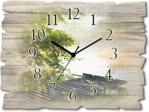 Artland Wanduhr "Angelsteg am Morgen", wahlweise mit Quarz- oder Funkuhrwerk, lautlos ohne Tickgeräusche