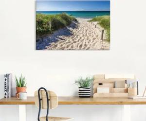 Artland Wandbild "Weg zum Strand an der Ostsee", Strandbilder, (1 St.), als Alubild, Outdoorbild, Leinwandbild, Poster, Wandaufkleber