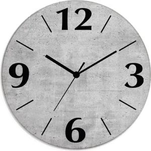 Artland Wanduhr "Grauer Beton", wahlweise mit Quarz- oder Funkuhrwerk, lautlos ohne Tickgeräusche
