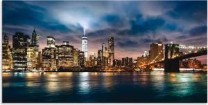 Artland Wandbild "Sonnenaufgang über Manhattan", Amerika, (1 St.), als Alubild, Outdoorbild, Leinwandbild in verschied. Größen