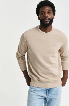 Gant Sweatshirt "REG SHIELD C-NECK SWEAT", mit Logostickerei auf der Brust