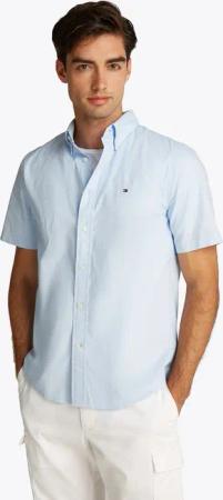 Tommy Hilfiger Kurzarmhemd "FLEX POPLIN SOLID S/S SHIRT"