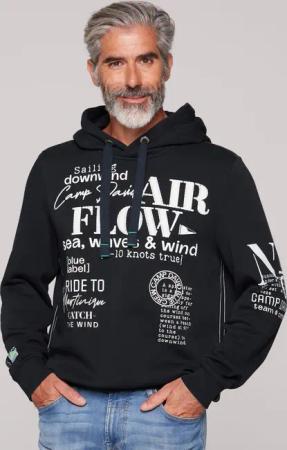 CAMP DAVID Hoodie, mit Logo-Prints