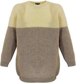 Lavecchia Strickpullover Lavecchia Herren Strickpullover LV-474 (Ecru-Beige, 3XL) Herren Strick Pulli