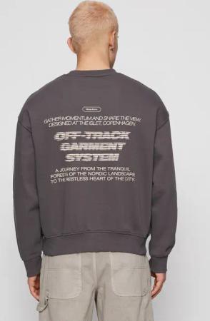 Jack & Jones Terrain Print Crew Neck Pullover