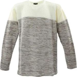 Lavecchia Strickpullover Lavecchia Herren Strickpullover LV-499 (Ecru-Beige, 3XL) Herren Strick Pulli