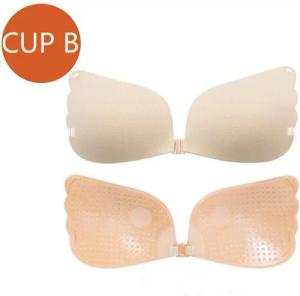 XDeer Rückenfreier BH Push up BH Rückenfrei Klebe BH Wiederverwendbarer Trägerloser BH mit Push & Lift up Effekt für Aalle